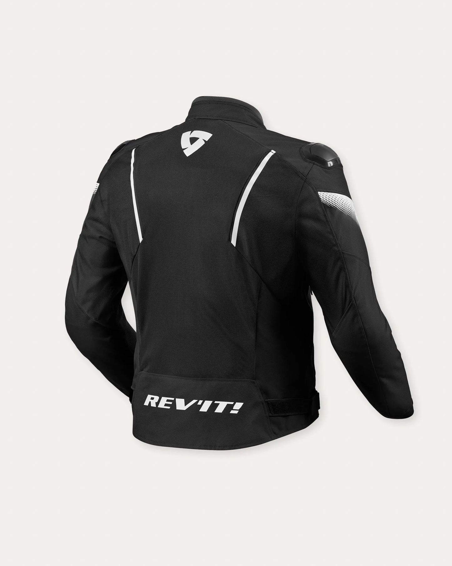 Rev'it! Control Air H2O Jacket- Black-White Rev'It