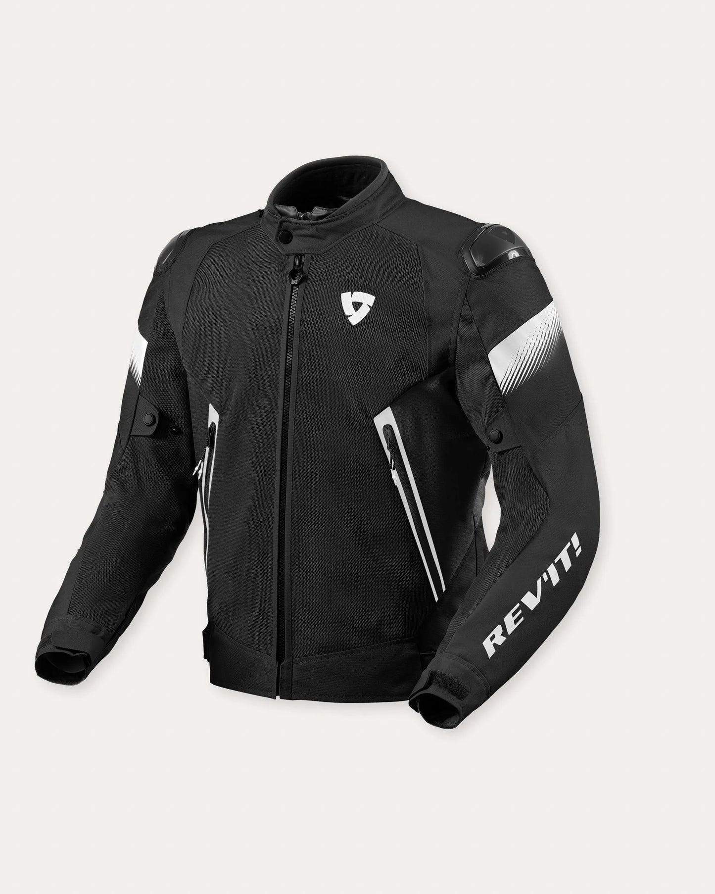 Rev'it! Control Air H2O Jacket- Black-White Rev'It