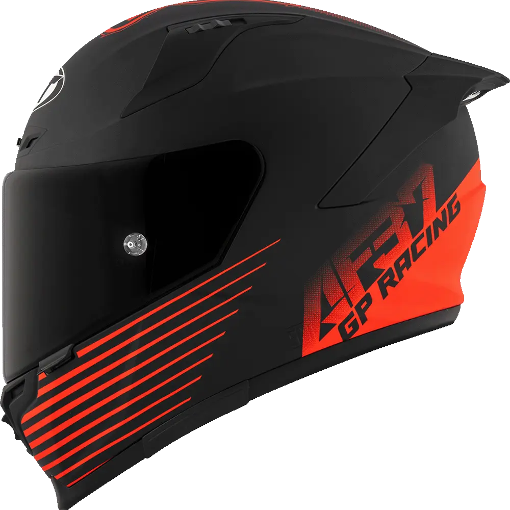 KYT Striker AF37 Livery Helmet (Matt Black Red) Pathpavers