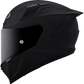 KYT Striker Plain Helmet Matt Black Pathpavers