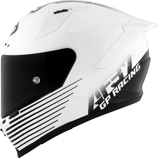 KYT Striker AF37 Livery White Black Helmet Pathpavers