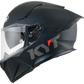 KYT R2R PRO PLAIN MATT BLACK KYT HELMET