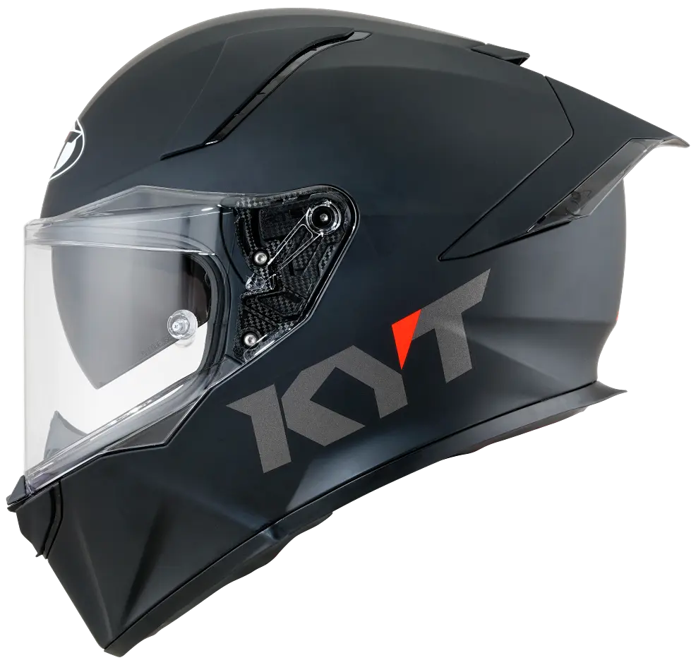 KYT R2R PRO PLAIN MATT BLACK KYT HELMET