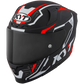 KYT Striker #02 Helmet (Matt Black Red) Pathpavers