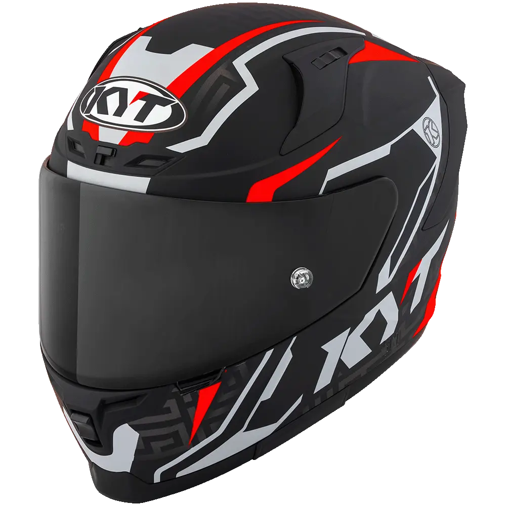 KYT Striker #02 Helmet (Matt Black Red) Pathpavers