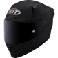 KYT Striker Plain Helmet Matt Black Pathpavers