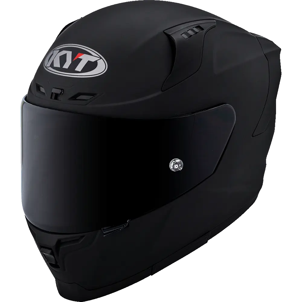 KYT Striker Plain Helmet Matt Black Pathpavers