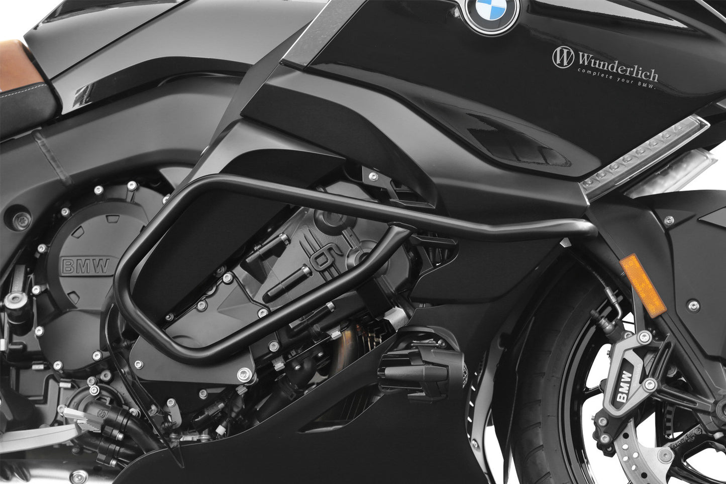 Wunderlich Engine Protection Bar Set For BMW K1600B / GT / GTL (Black) Wunderlich