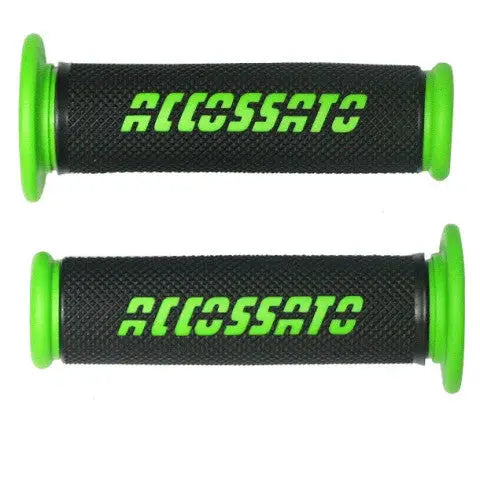 Accossato Racing Grips In Thermoplastic Rubber - Colors Available - (Not Drilled) Accossato