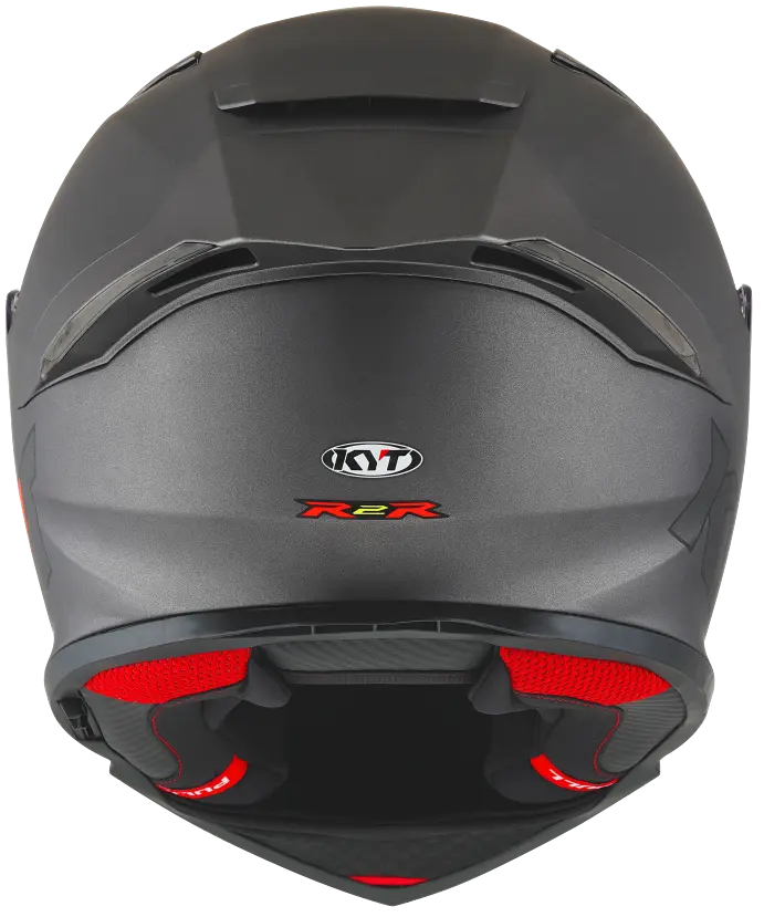 KYT R2R PRO PLAIN MATT GUN METAL KYT HELMET