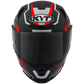 KYT Striker #02 Helmet (Matt Black Red) Pathpavers