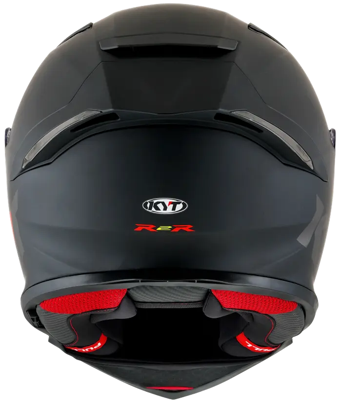 KYT R2R PRO PLAIN MATT BLACK KYT HELMET