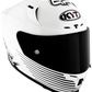 KYT Striker AF37 Livery White Black Helmet Pathpavers