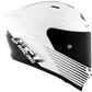 KYT Striker AF37 Livery White Black Helmet Pathpavers