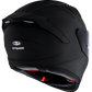 KYT Striker Plain Helmet Matt Black Pathpavers