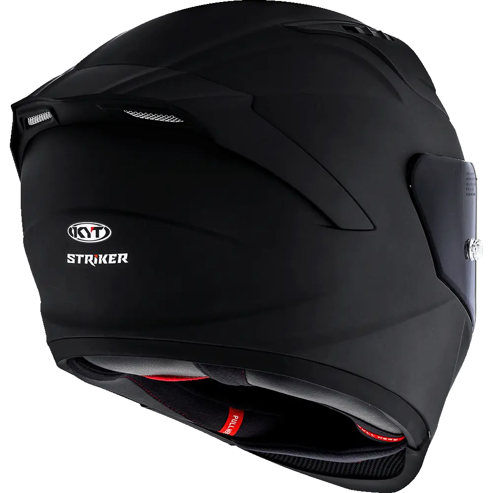 KYT Striker Plain Helmet Matt Black Pathpavers