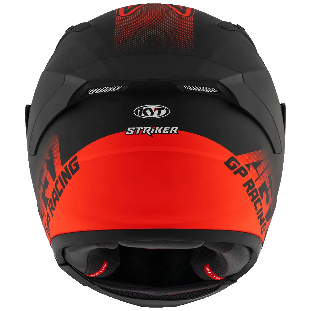 KYT Striker AF37 Livery Helmet (Matt Black Red) Pathpavers