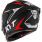 KYT Striker #02 Helmet (Matt Black Red) Pathpavers