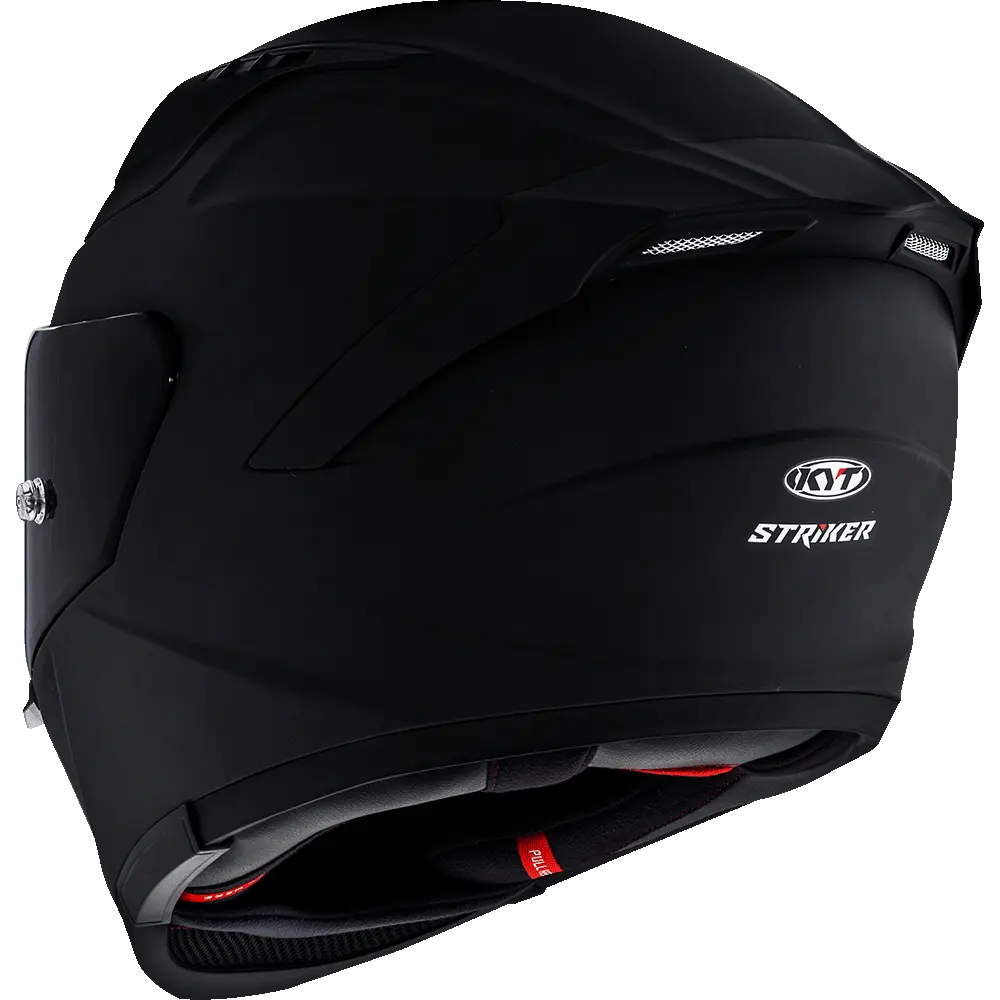 KYT Striker Plain Helmet Matt Black Pathpavers