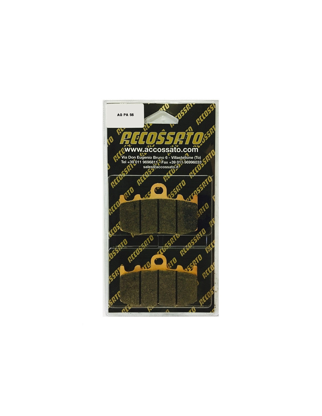 Accossato Brake Pads Kit For Motorcycle, AGPA56ST (Front) Accossato