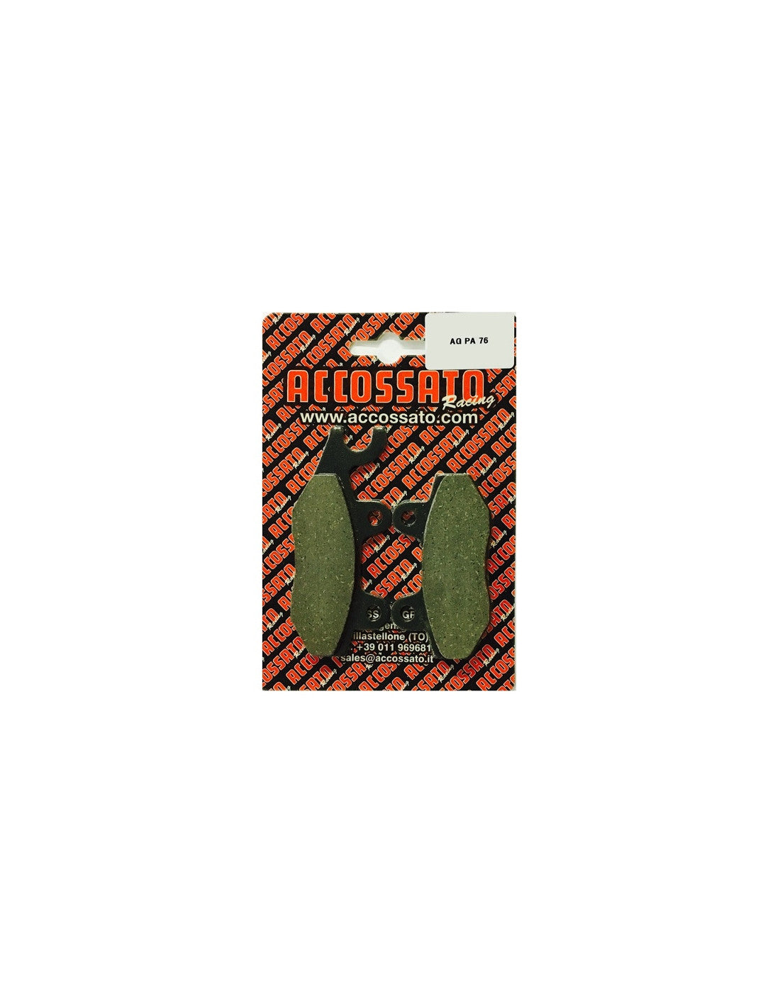 Accossato Brake Pads Kit For Motorcycle, AGPA76ST (Rear) Accossato