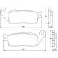 Accossato Brake Pads Kit For Motorcycle, AGPA81ST (Front) Accossato