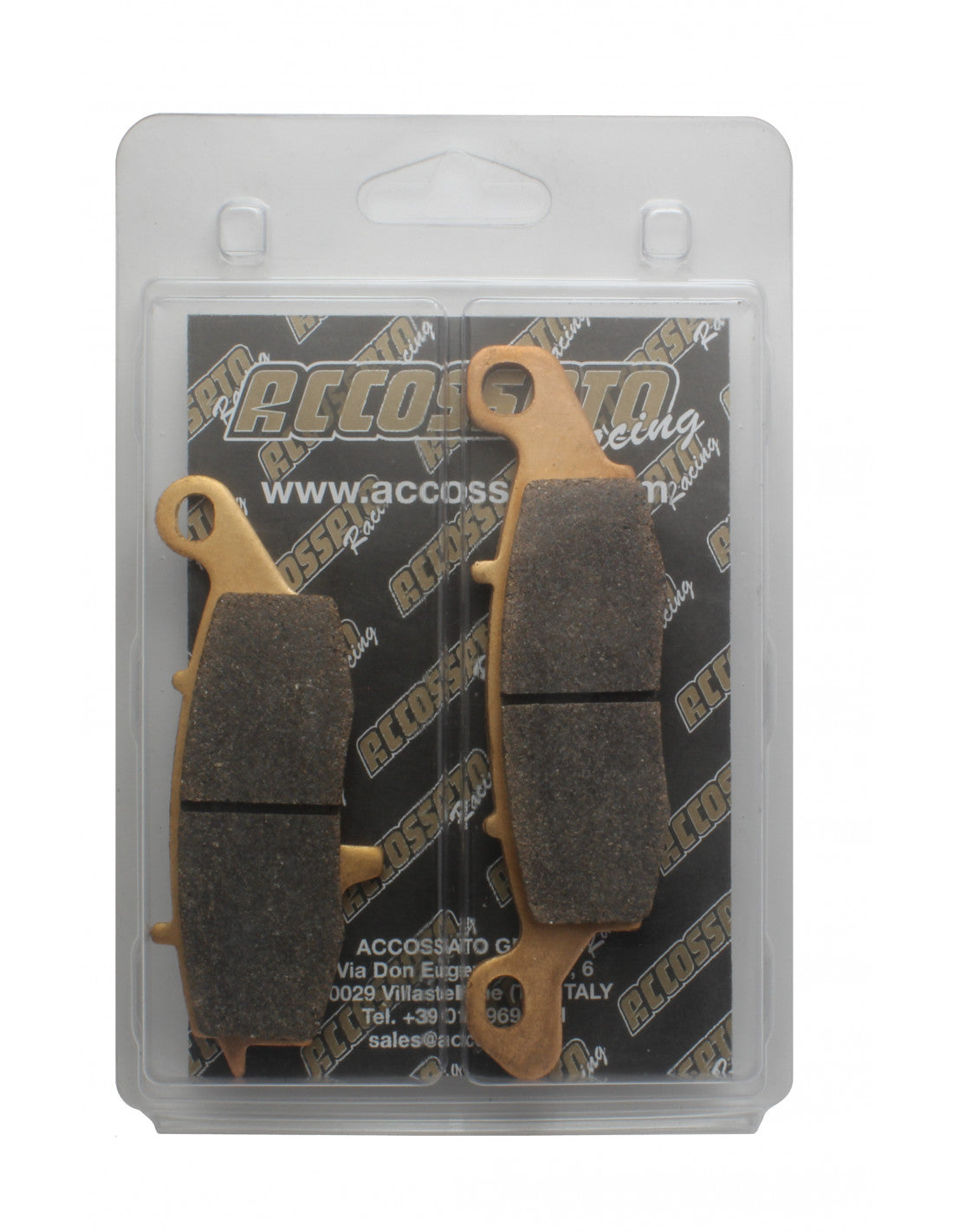 Accossato Brake Pads Kit For Motorcycle,  AGPA94ST (Front) & (Rear) Accossato