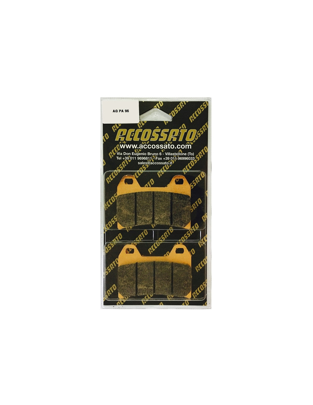 Accossato Brake Pads Kit For Motorcycle, AGPA96ST (Front) Accossato