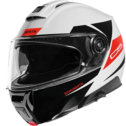 Schuberth C5 Eclipse Helmet (White/Red) Schuberth