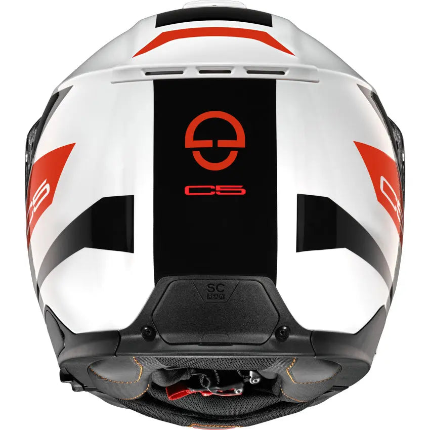 Schuberth C5 Eclipse Helmet (White/Red) Schuberth