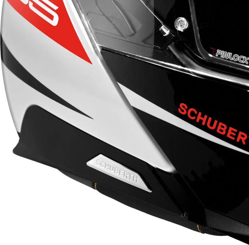 Schuberth C5 Eclipse Helmet (White/Red) Schuberth