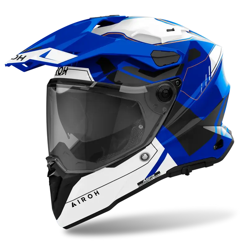 Airoh Commander 2 Reveal Blue Gloss Helmet Airoh