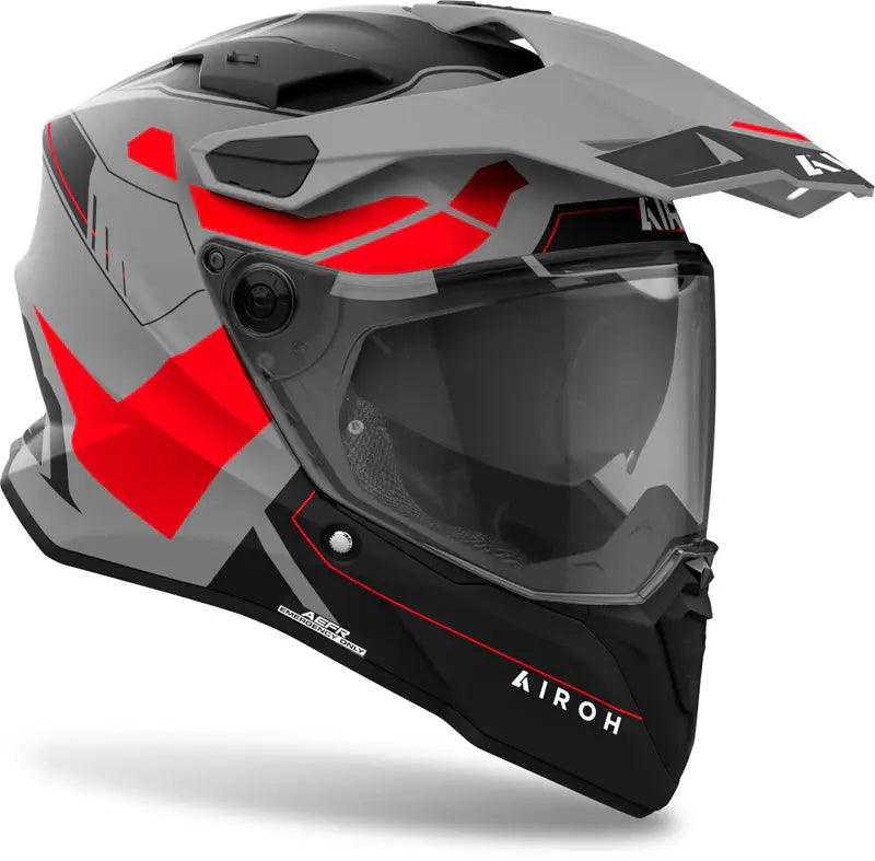 Airoh Commander 2 Reveal Red Fluo Matt Helmet Airoh