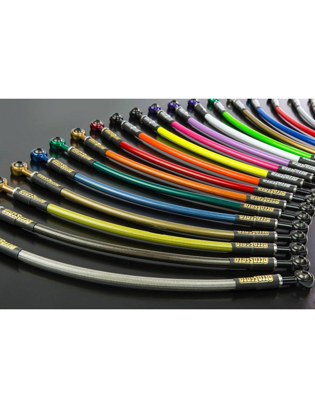 Accossato Modular Brake Hoses For Motorcycles - Length: 325 mm Accossato