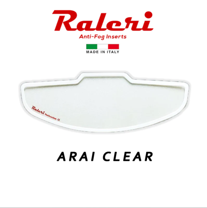 RALERI Anti Fog Insert for ARAI Helmets Raleri