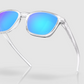 Oakley Ojector Prizm Sapphire Lenses,  Polished Clear Frame Oakley