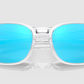 Oakley Ojector Prizm Sapphire Lenses,  Polished Clear Frame Oakley