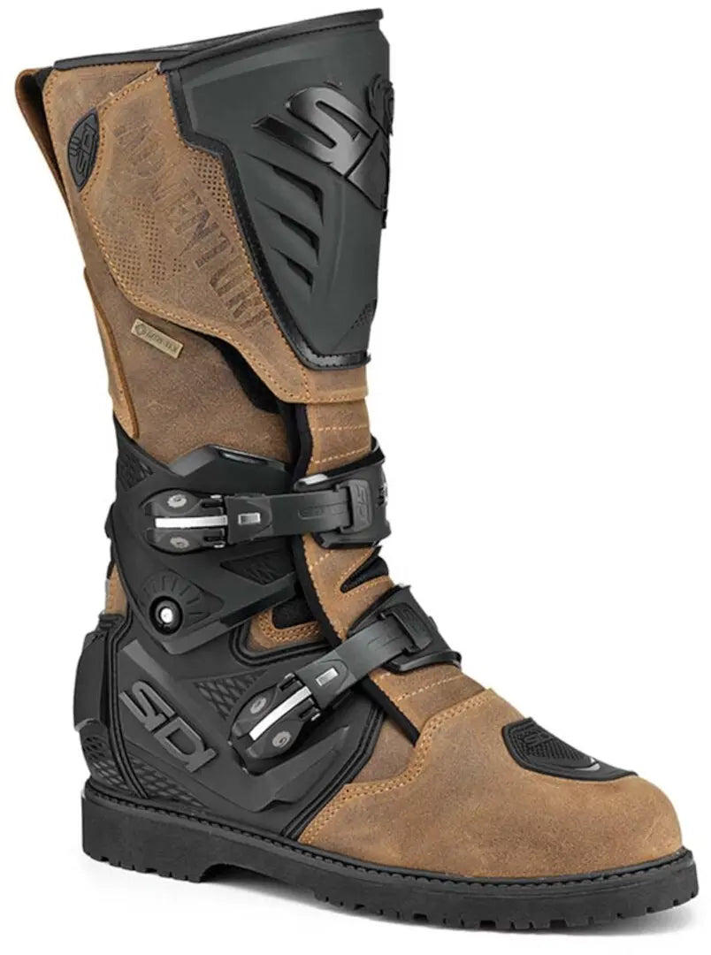 Sidi Adventure 2 Gore-Tex Motorcycle Boots, Brown Pathpavers