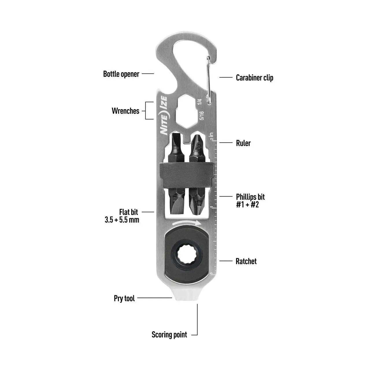 Nite Ize Doohickey Ratchet Key Tool Nite Ize