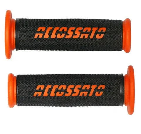 Accossato Racing Grips In Thermoplastic Rubber - Colors Available - (Not Drilled) Accossato