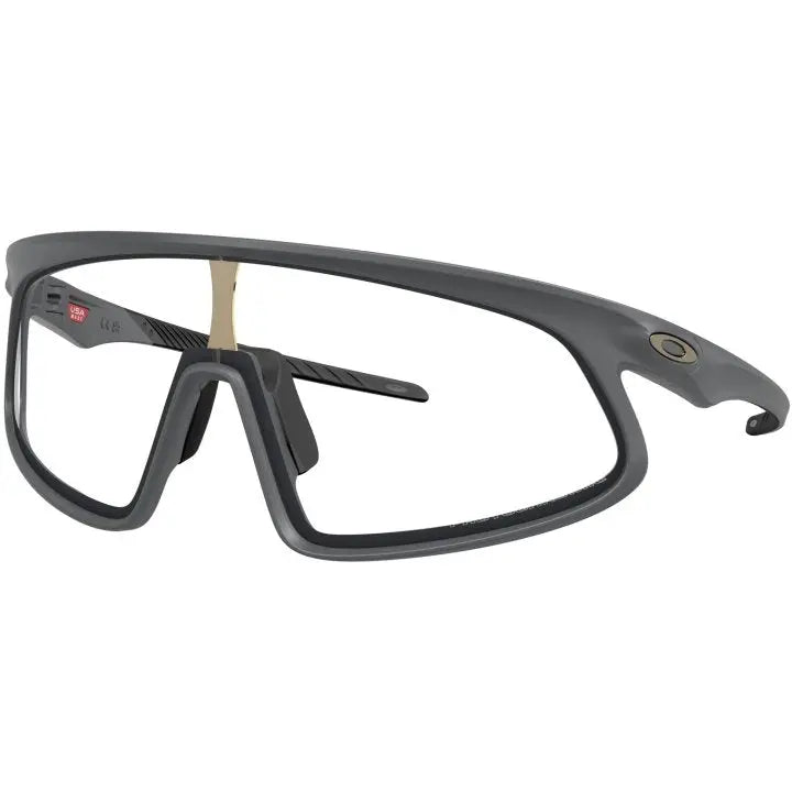 Oakley RSLV Glasses - Matte Carbon/Clear - Black Iridium Photochromic Oakley