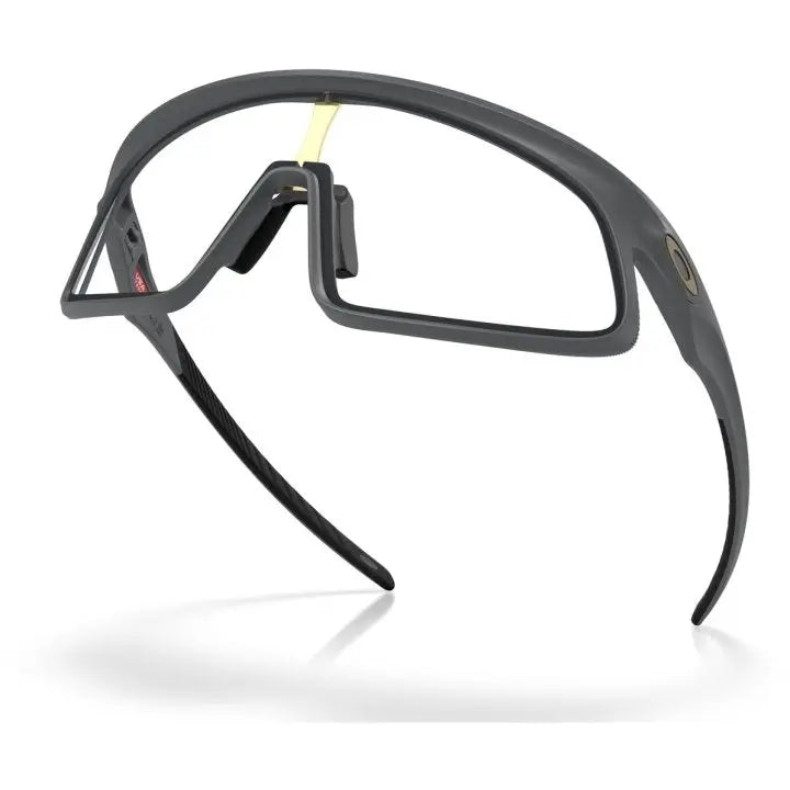 Oakley RSLV Glasses - Matte Carbon/Clear - Black Iridium Photochromic Oakley