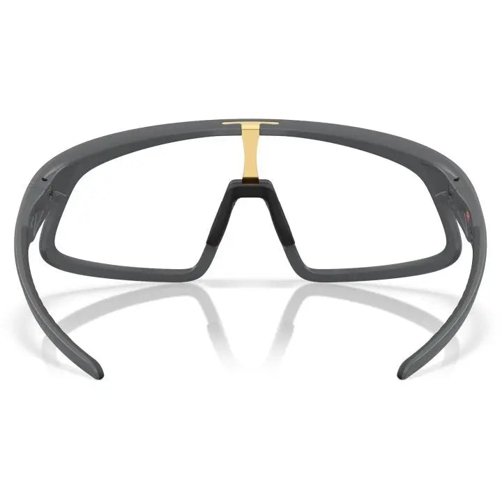 Oakley RSLV Glasses - Matte Carbon/Clear - Black Iridium Photochromic Oakley