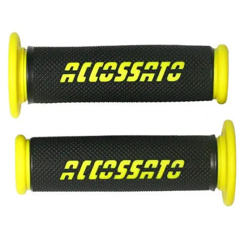 Accossato Racing Grips In Thermoplastic Rubber - Colors Available - (Not Drilled) Accossato