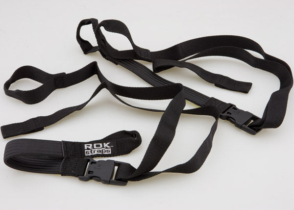 ROK Straps Adjustable 18-60" Black Motorcycle Cargo Straps Rok Straps