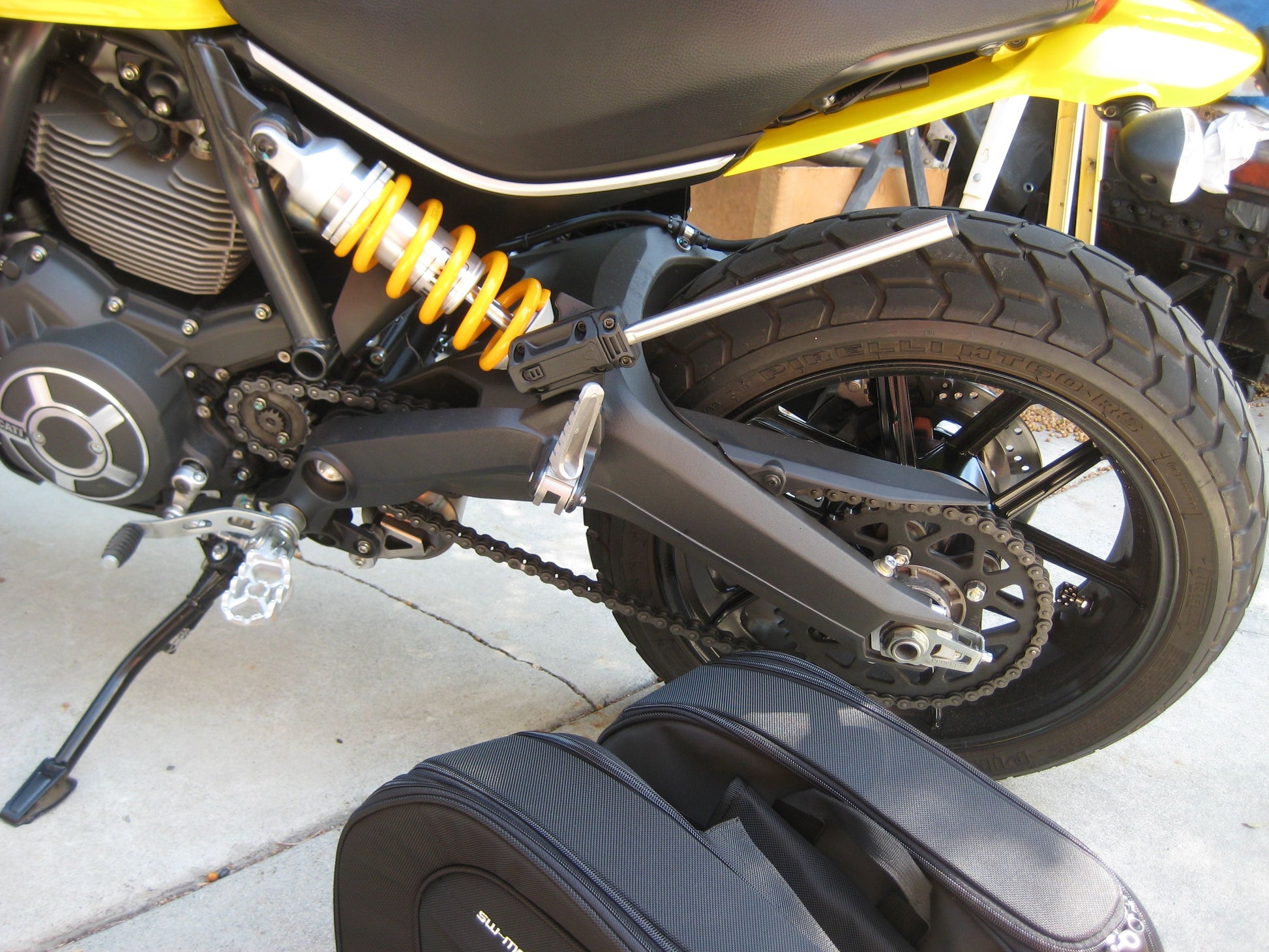 SW-Motech Blaze Saddlebag Mounts for Ducati Scrambler Pathpavers