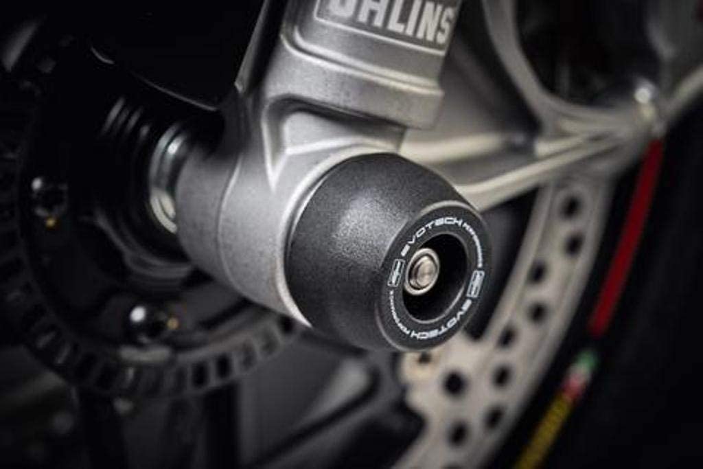 Evotech Performance Front Spindle Bobbins - Ducati Streetfighter V4 (2020+) Evotech