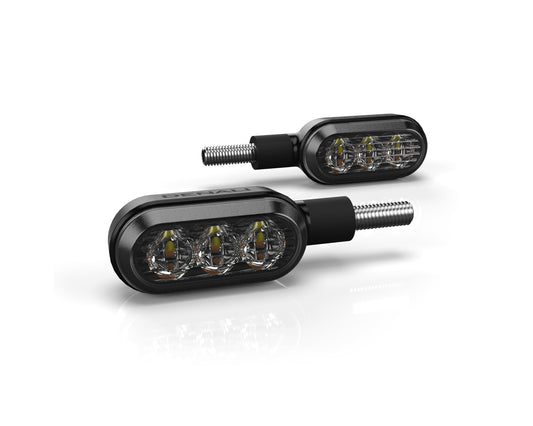 DENALI T3 Switchback LED Pods Front - Indicator / DRL - M8 Mount Denali