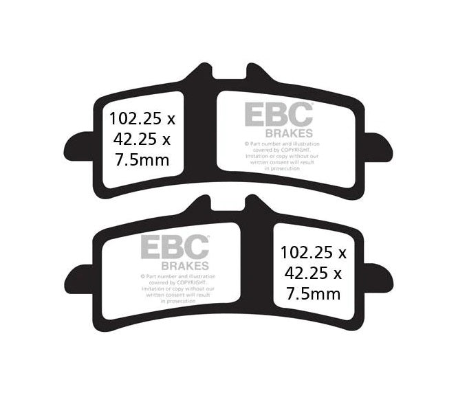 EBC Brake Pad - FA447HH (Front) EBC