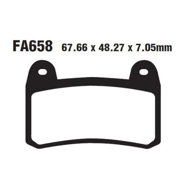 EBC Brake Pad - FA658HH EBC